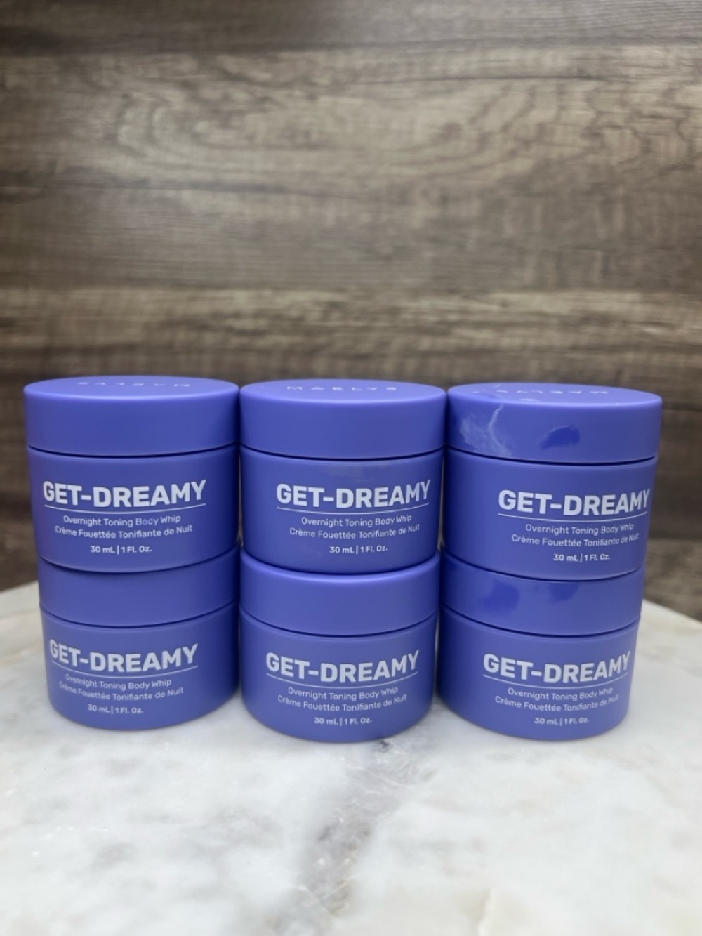MAELYS GET-DREAMY Overnight Toning Body Whip -Set of 6 travel size jars